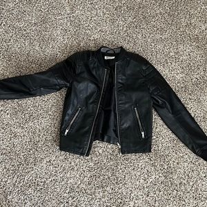 Pleather jacket from H&M